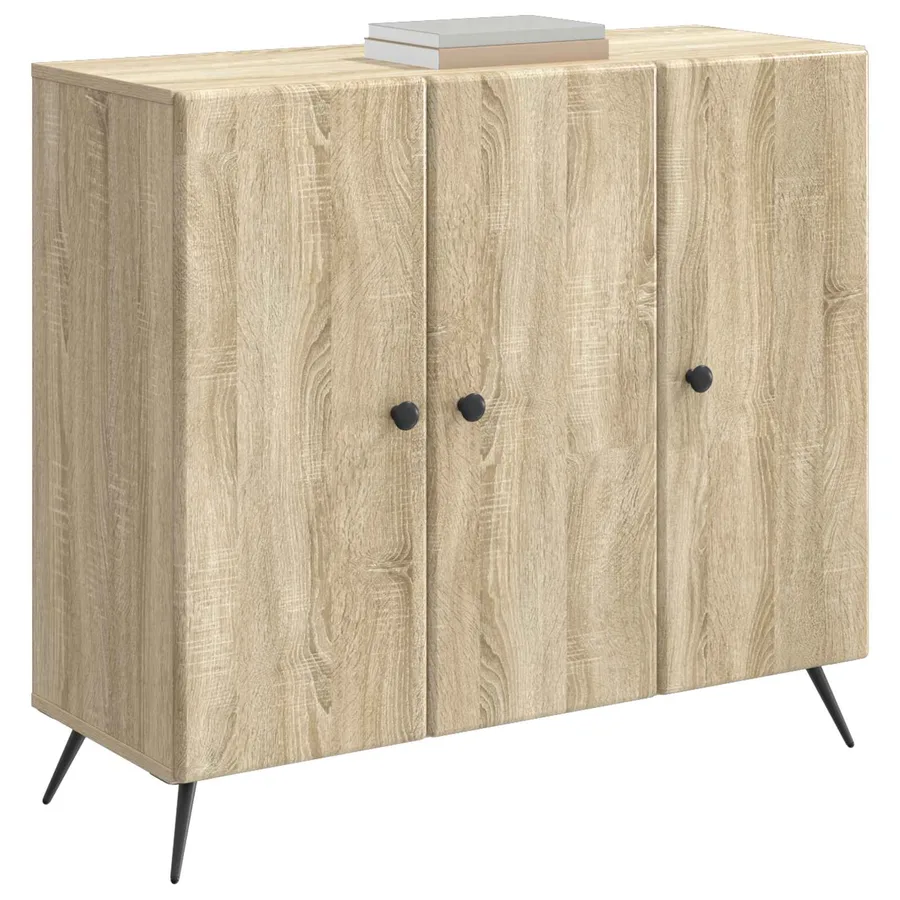 Buffet Chêne Sonoma 89 x 34,5 x 80 cm Bois d'ingénierie - 3