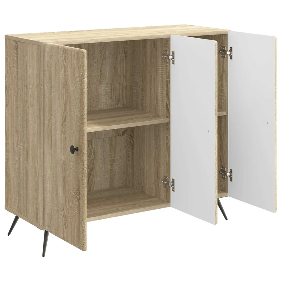 Buffet Chêne Sonoma 89 x 34,5 x 80 cm Bois d'ingénierie - 5