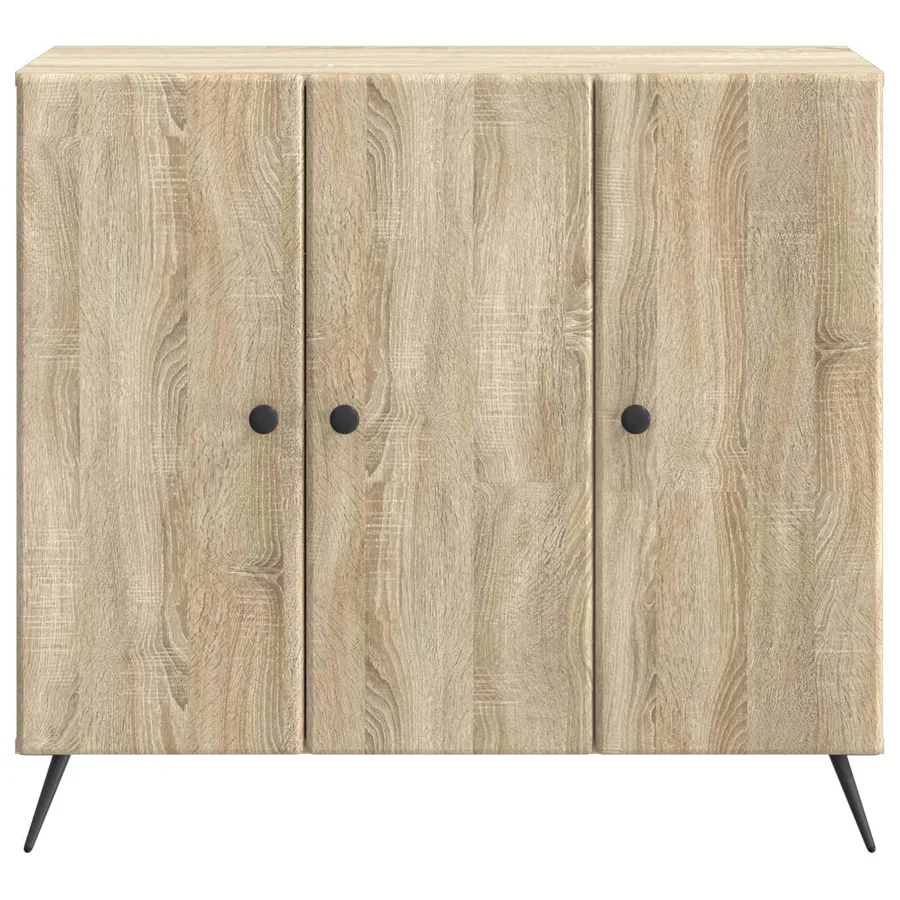 Buffet Chêne Sonoma 89 x 34,5 x 80 cm Bois d'ingénierie - 6