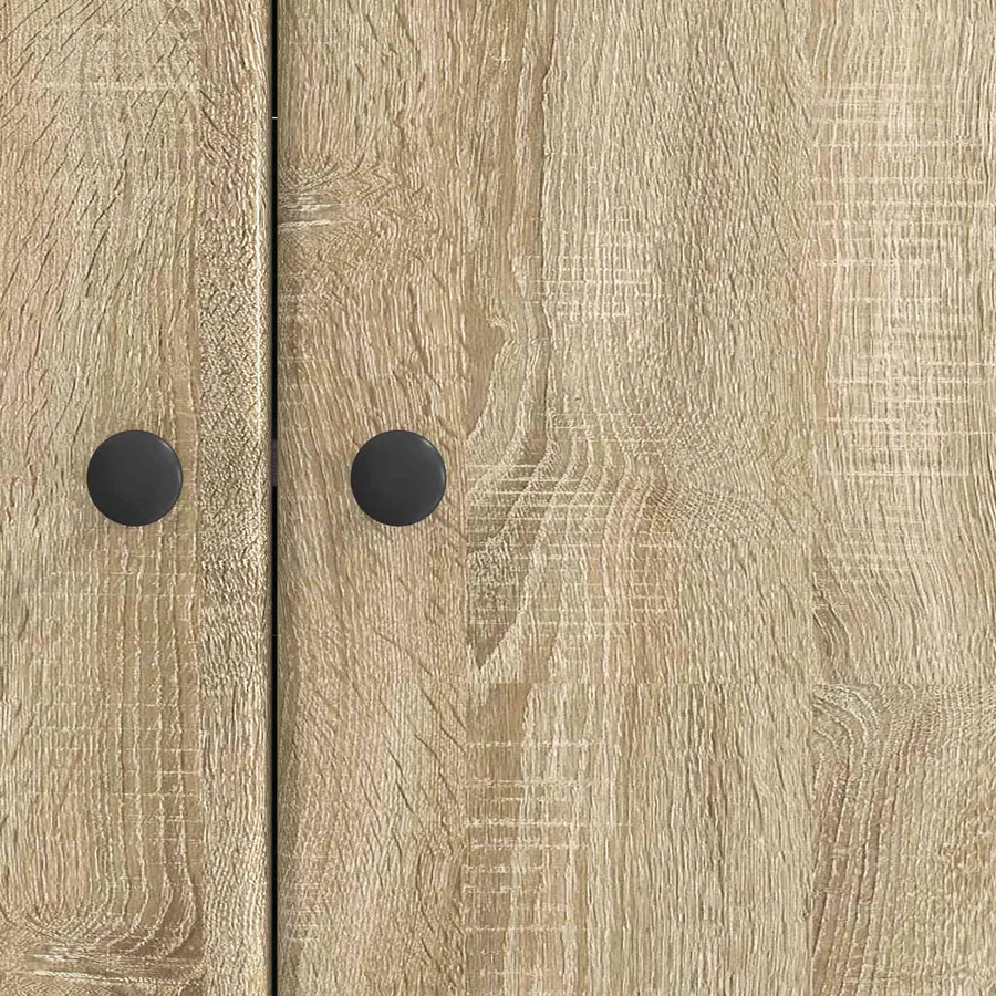 Buffet Chêne Sonoma 89 x 34,5 x 80 cm Bois d'ingénierie - 8