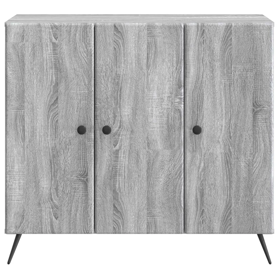 Buffet Sonoma gris 89 x 34,5 x 80 cm Bois d'ingénierie - 6