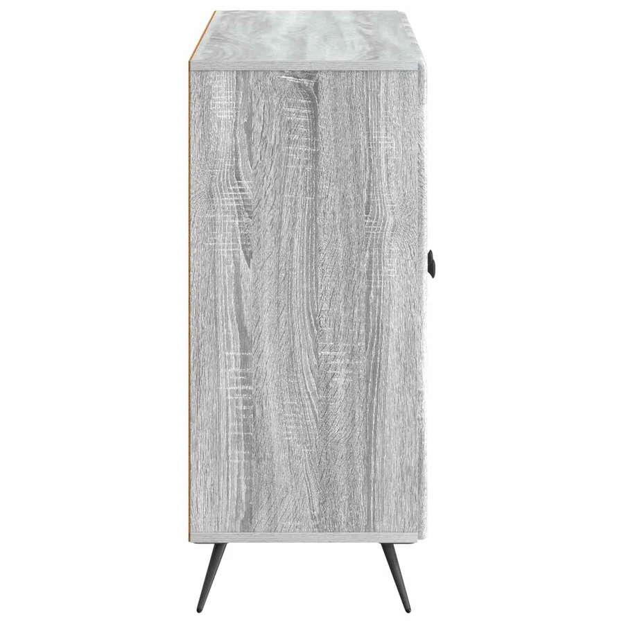 Buffet Sonoma gris 89 x 34,5 x 80 cm Bois d'ingénierie - 7