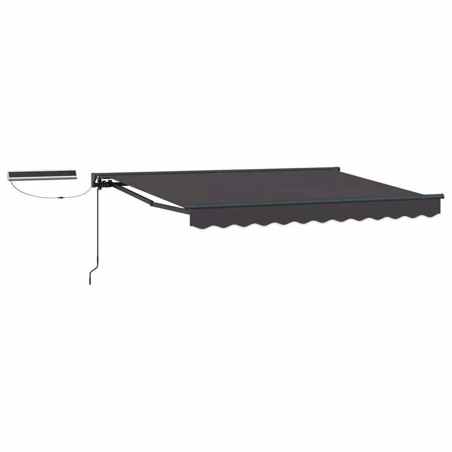 Auvent rétractable électrique Anthracite 3,5 x 2 m - 2