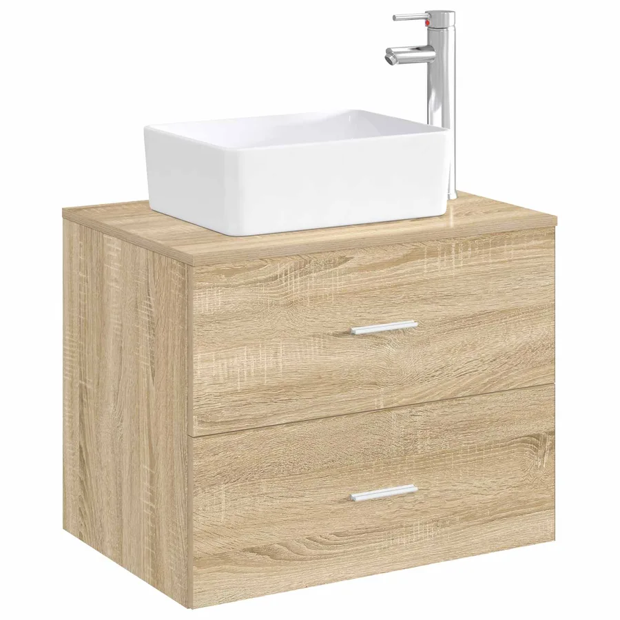 Lavabo de salle de bains Chrome 40,5 x 30,5 x 13 cm métal - 3