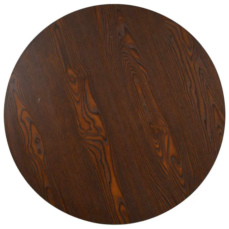 Table de bistro Marron foncé 80 cm MDF - 2