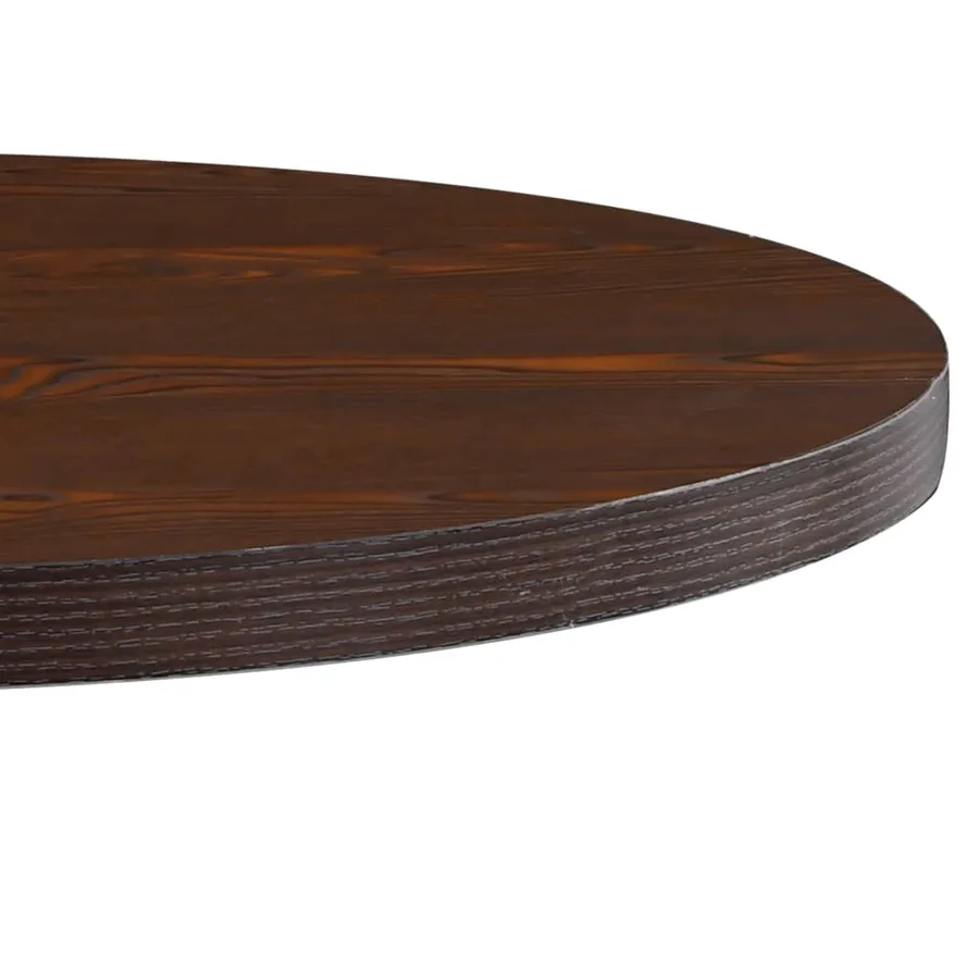 Table de bistro Marron foncé 80 cm MDF - 4