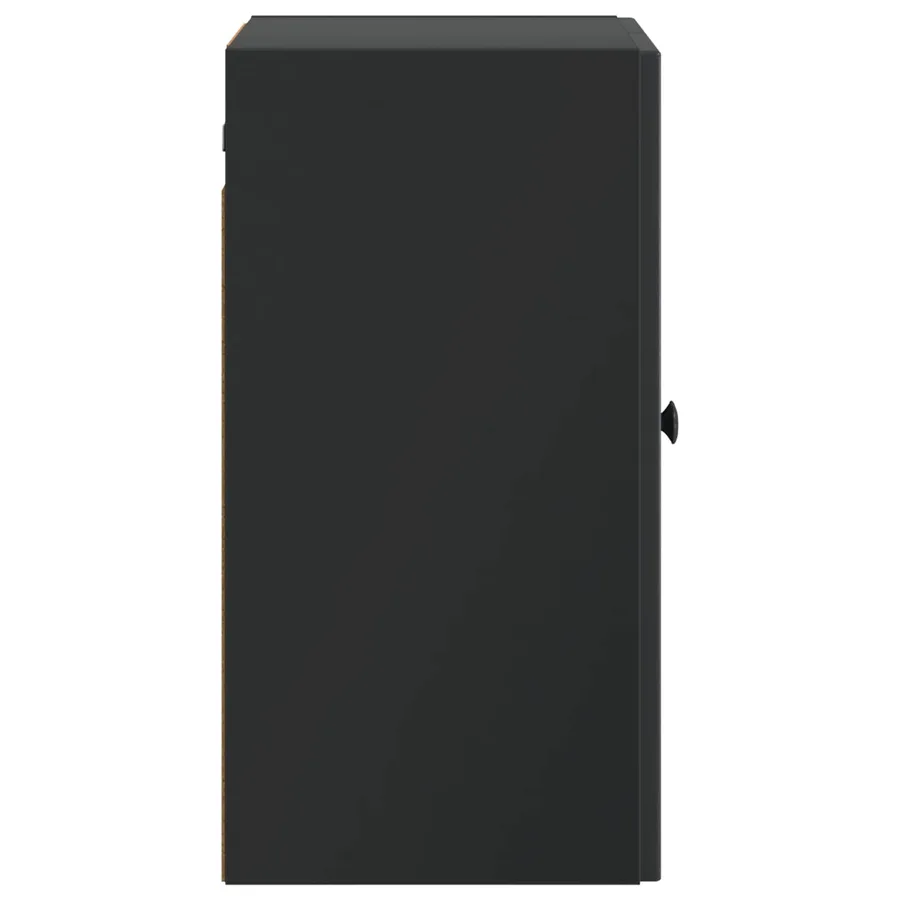 Armoire Murale Noir 59 x 31 x 60 cm Bois d'ingénierie - 5