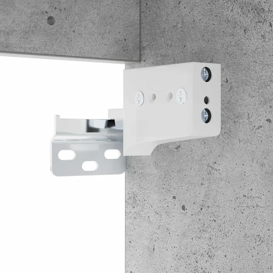 Armoire de salle de bain Gris béton 30 x 44,5 x 50 cm - 9