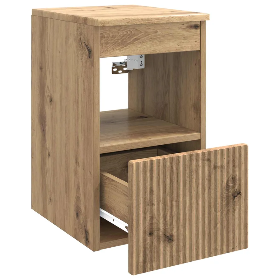 Armoire de salle de bain Chêne artisanal 30 x 44,5 x 50 cm - 5