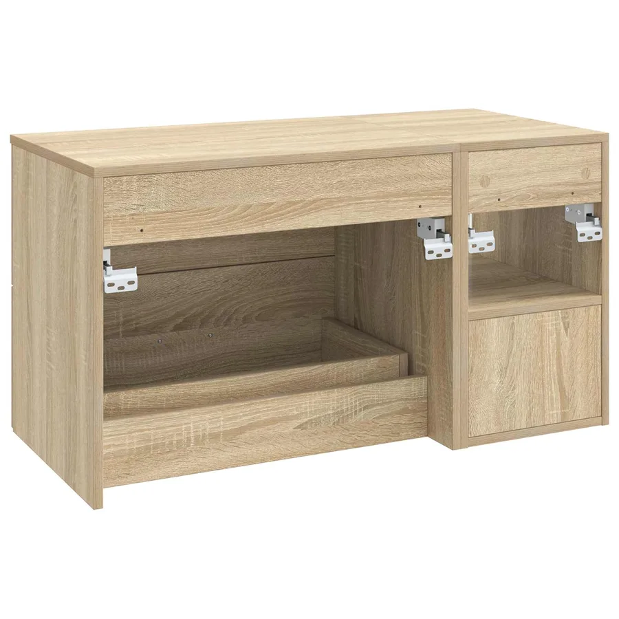 Ensemble de mobilier de salle de bain 2 pcs Chêne Sonoma - 6