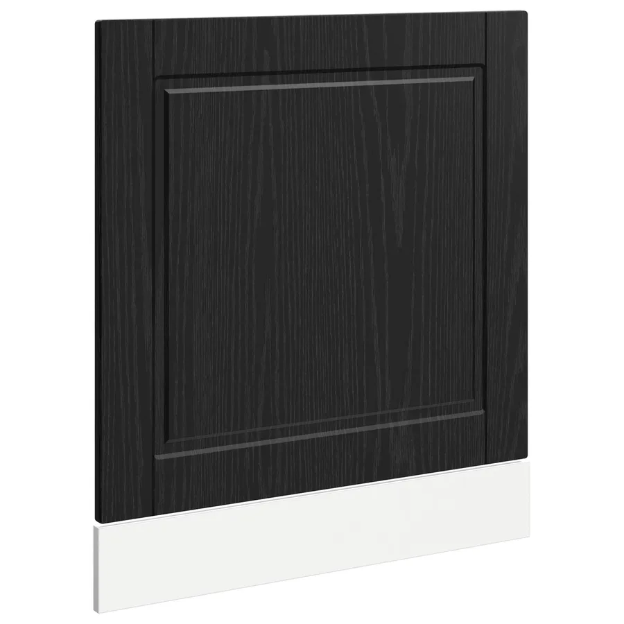 Panneau de lave-vaisselle PORTO Chêne noir 60 x 1,5 x 57 cm - 2