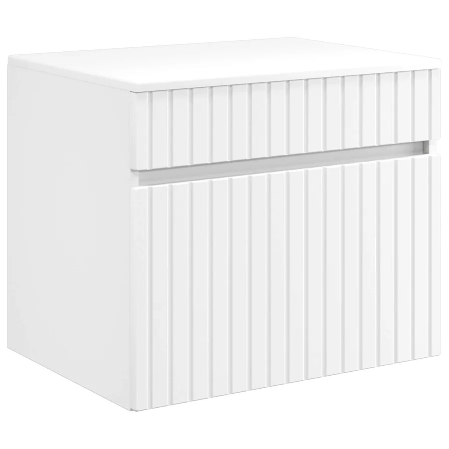 Ensemble d'armoire de salle de bain 4 pcs Blanc - 6