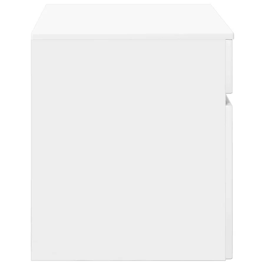 Cabinet de Salle de Bain Mural Blanc brillant 59 x 44,5 x 50 cm - 4