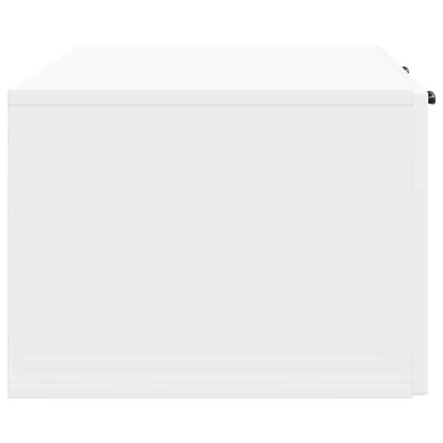 Meuble TV mural Montage mural Blanc brillant 98 x 41 x 30 cm - 7