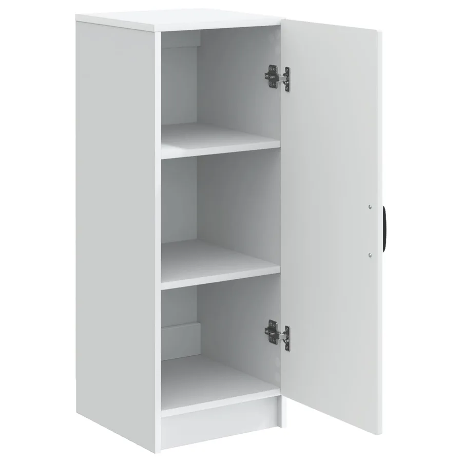 Buffet Blanc 33 x 34,5 x 87 cm Bois d'ingénierie - 5