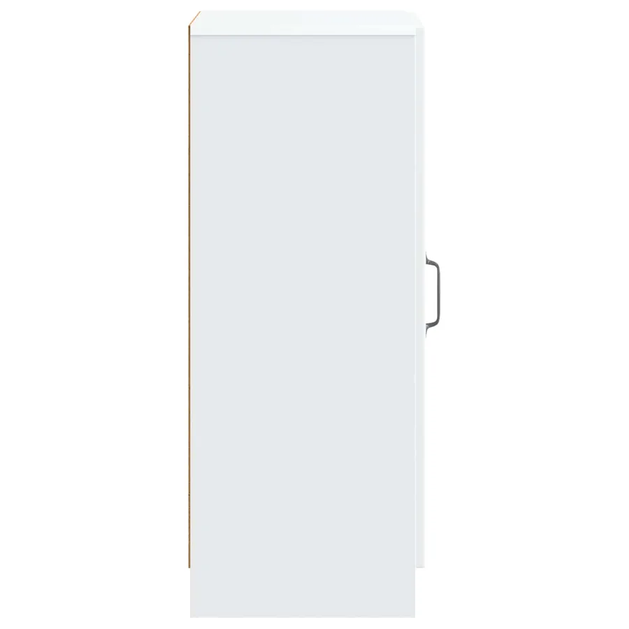 Buffet Blanc 33 x 34,5 x 87 cm Bois d'ingénierie - 7