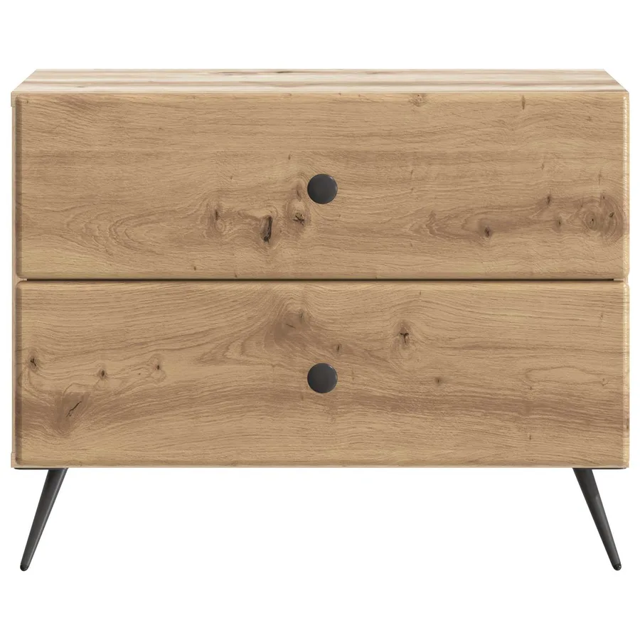 Cabinet de chevet Chêne artisanal 62 x 34,5 x 47,5 cm - 5