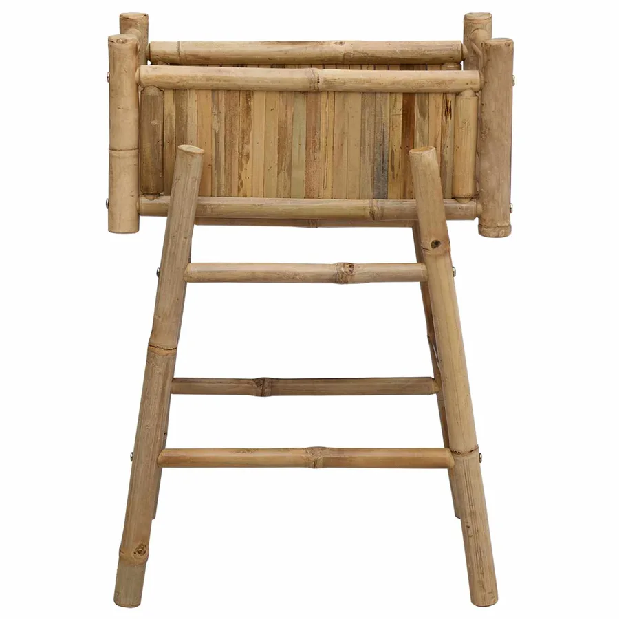 Jardinière avec support Naturel 50 x 38 x 74 cm Bambou - 4