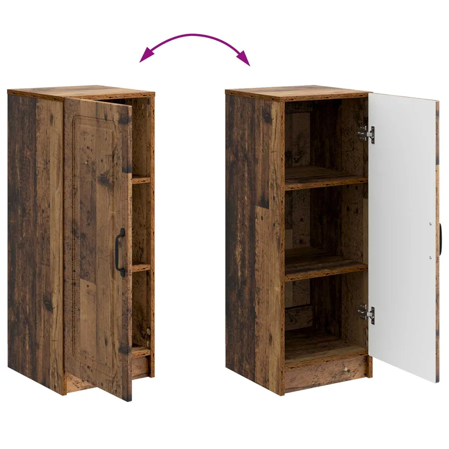 Buffet Bois ancien 33 x 34,5 x 87 cm Bois d'ingénierie - 11