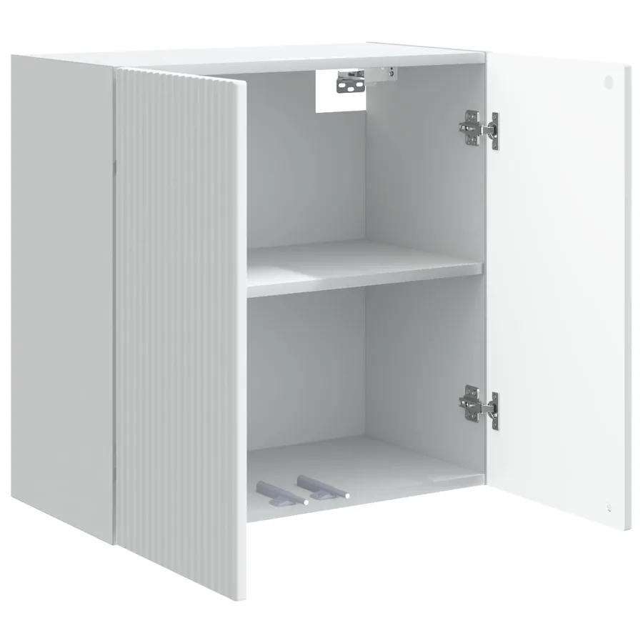Armoire Murale 59 x 31 x 60 cm Bois d'ingénierie Blanc - 3