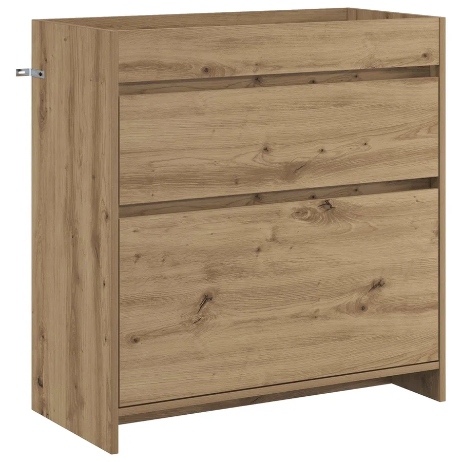 Ensemble de mobilier de salle de bain Chêne artisanal - 4