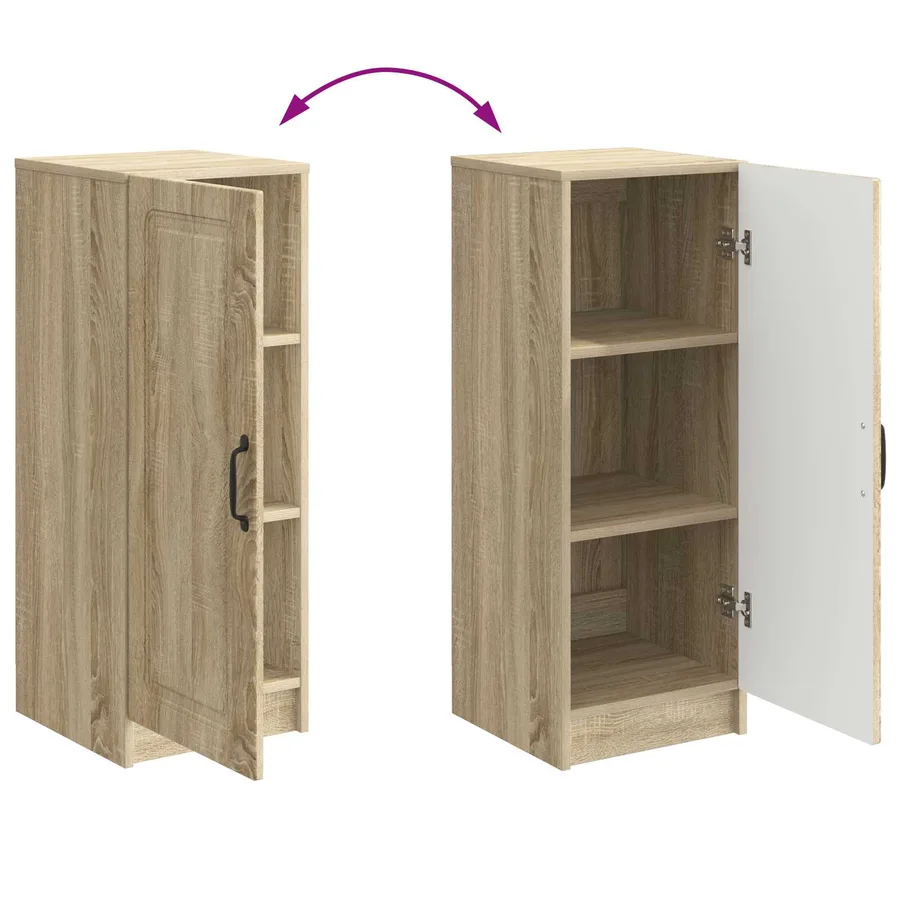 Buffet Chêne Sonoma 33 x 34,5 x 87 cm Bois d'ingénierie - 11