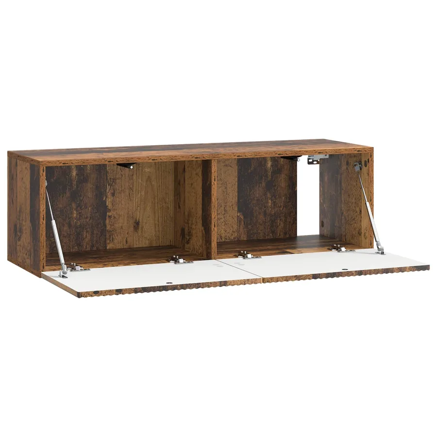 Meuble TV mural Bois ancien 98 x 31 x 30 cm Bois d'ingénierie - 5