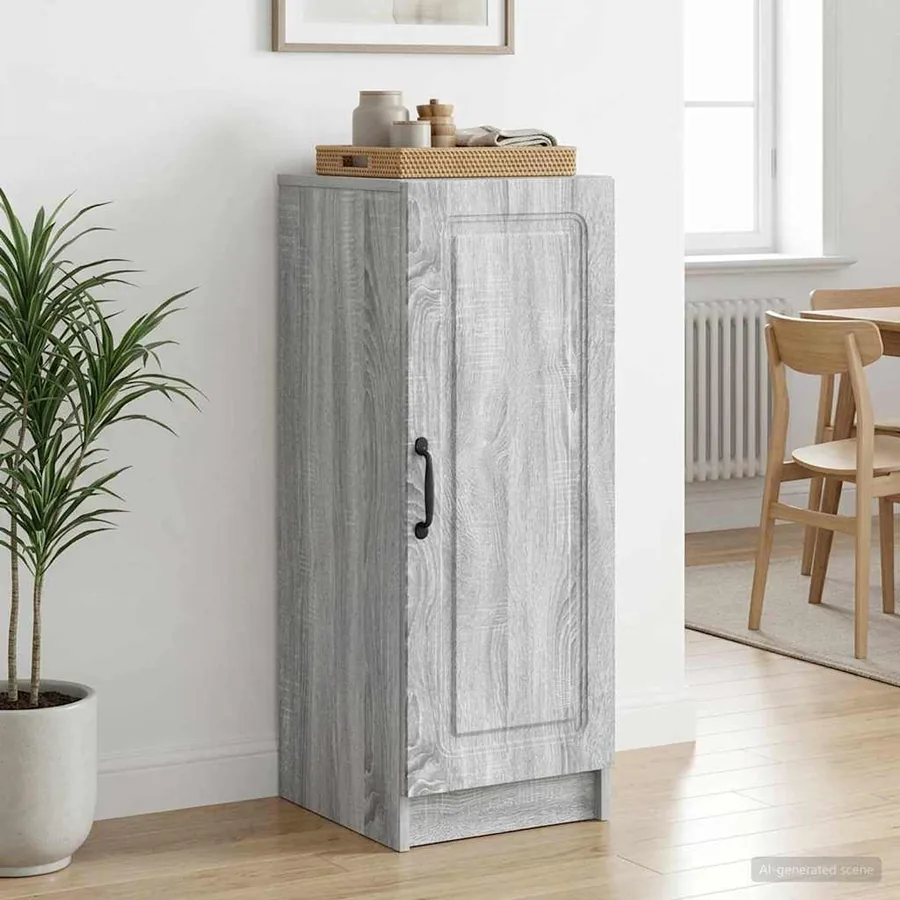 Buffet Sonoma gris 33 x 34,5 x 87 cm Bois d'ingénierie