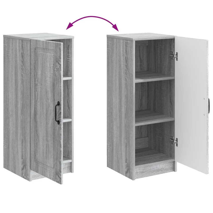 Buffet Sonoma gris 33 x 34,5 x 87 cm Bois d'ingénierie - 11