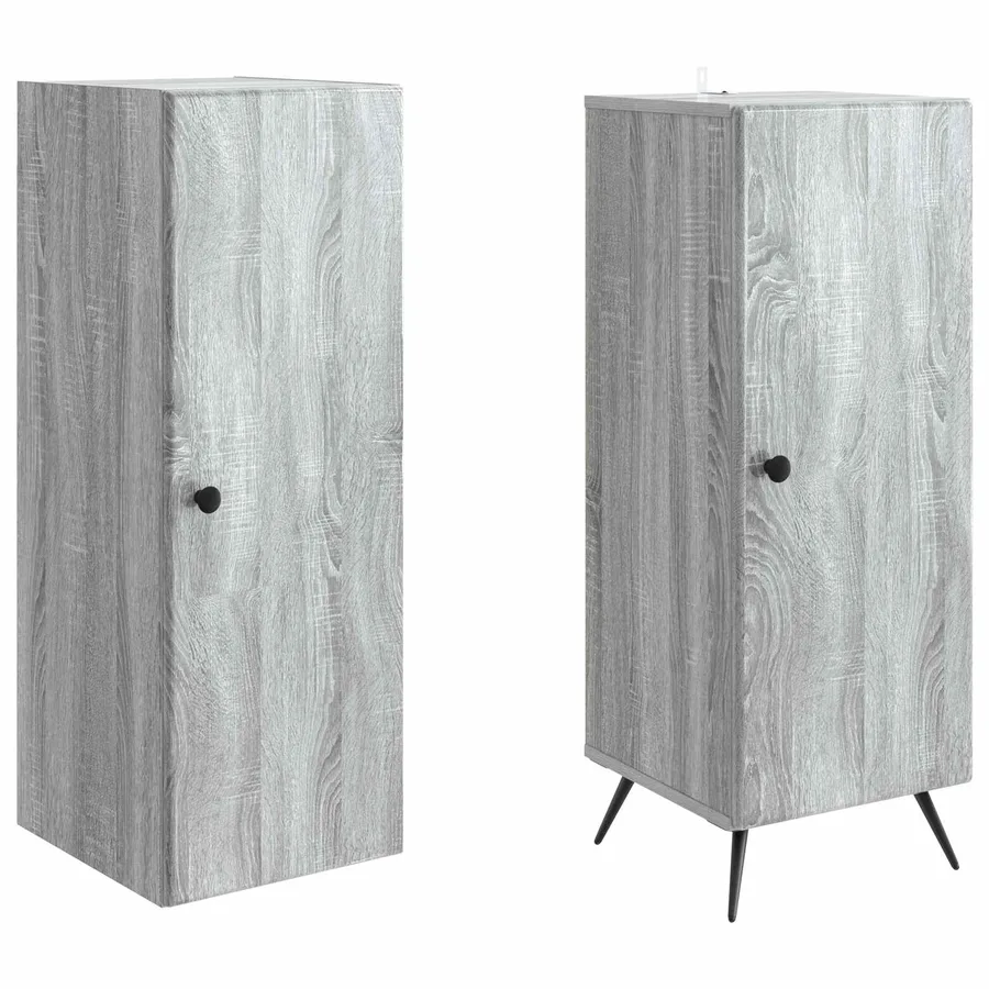 Ensemble de Meubles 2 pcs Sonoma gris Bois d'ingénierie - 4