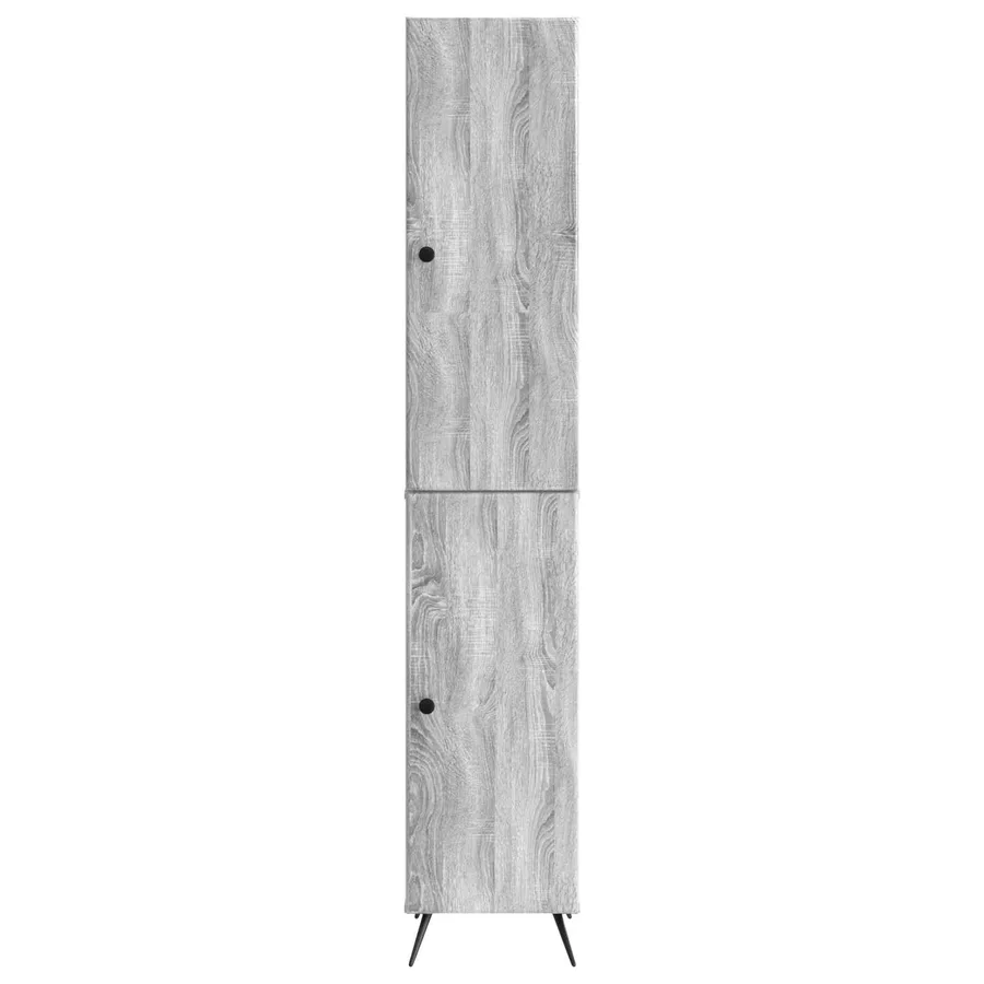 Ensemble de Meubles 2 pcs Sonoma gris Bois d'ingénierie - 5