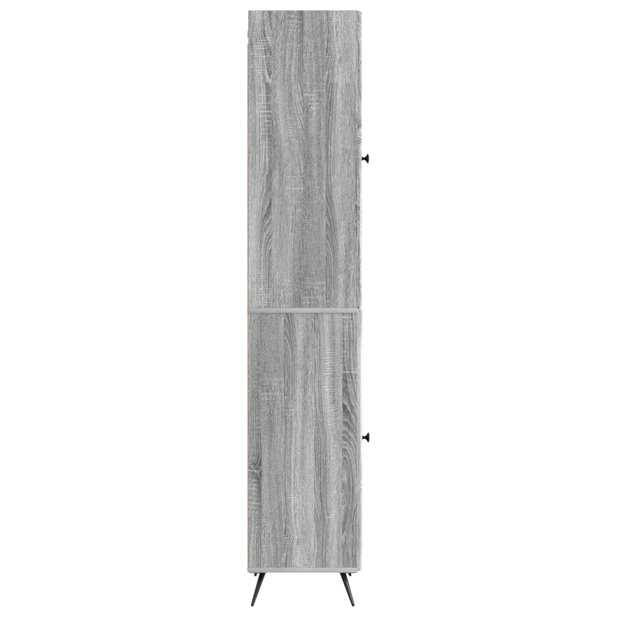 Ensemble de Meubles 2 pcs Sonoma gris Bois d'ingénierie - 6
