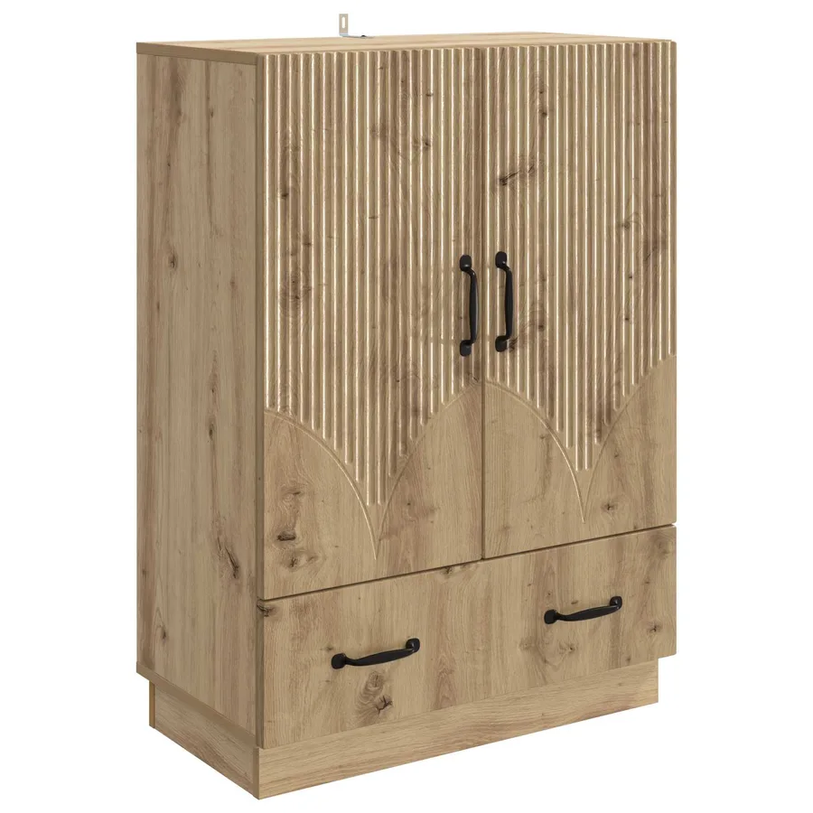 Buffet Chêne artisanal 66 x 34,5 x 92 cm Bois d'ingénierie - 2