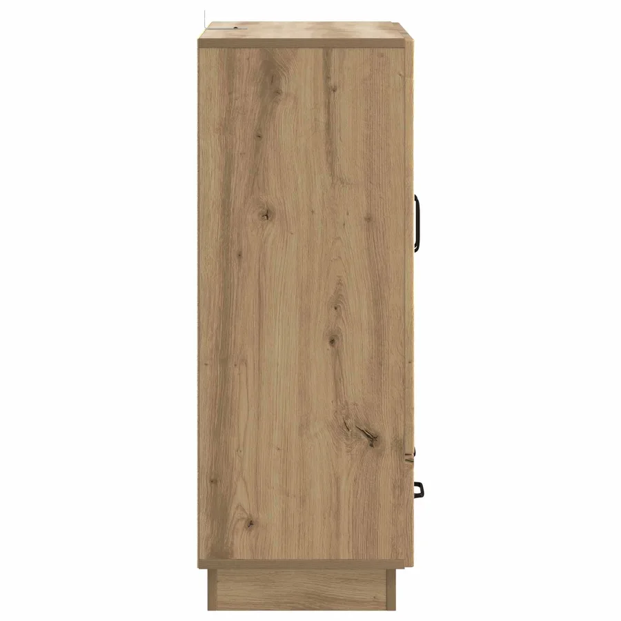 Buffet Chêne artisanal 66 x 34,5 x 92 cm Bois d'ingénierie - 6