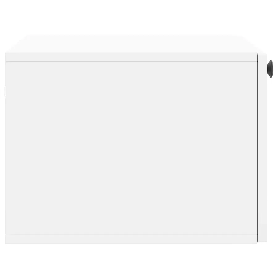 Meuble TV mural Blanc 59,5 x 41 x 30 cm Bois d'ingénierie - 7