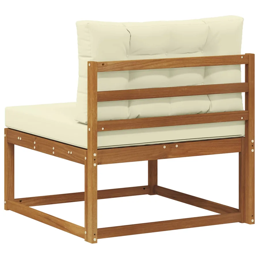 Sofa de milieu extérieur Naturel - 5