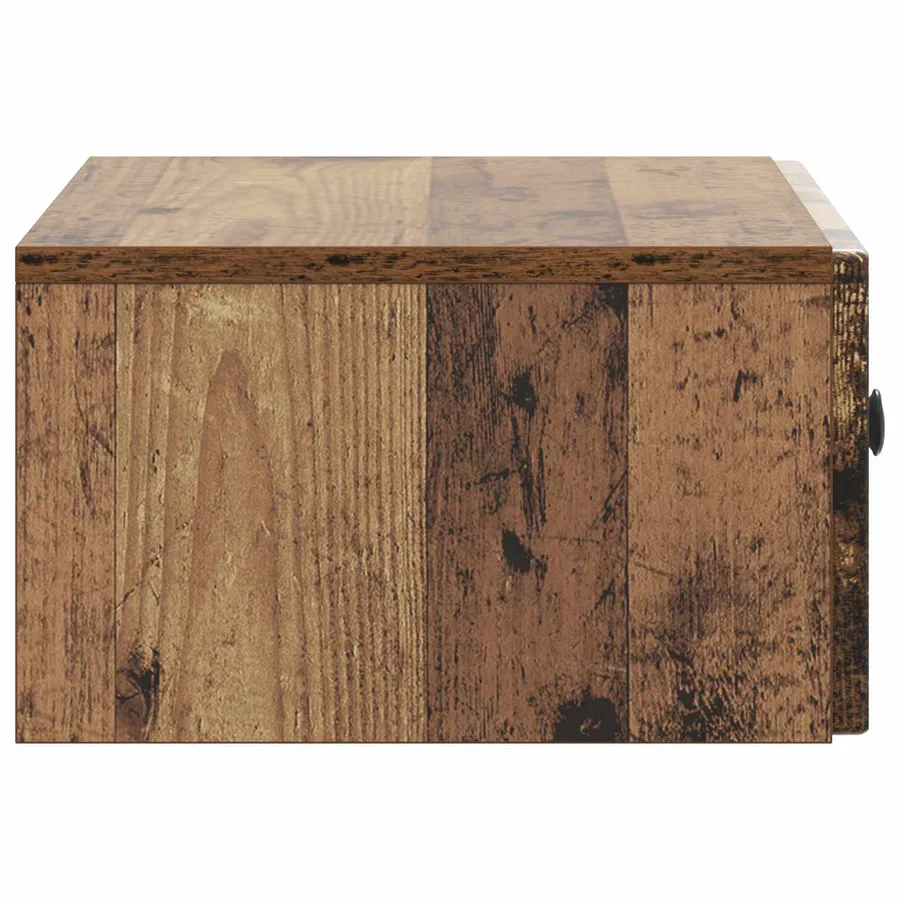 Cabinet de chevet mural Bois ancien 49 x 34,5 x 20 cm - 6