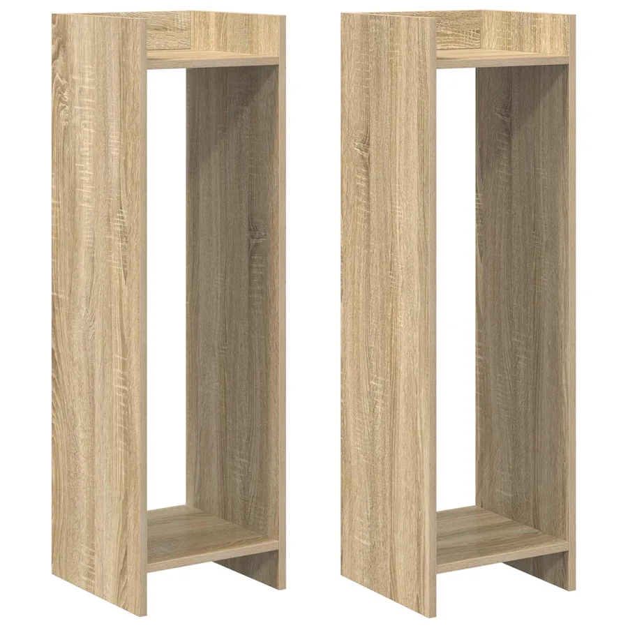 Support de Plante 2 pc Chêne Sonoma 30 x 30 x 100 cm - 2