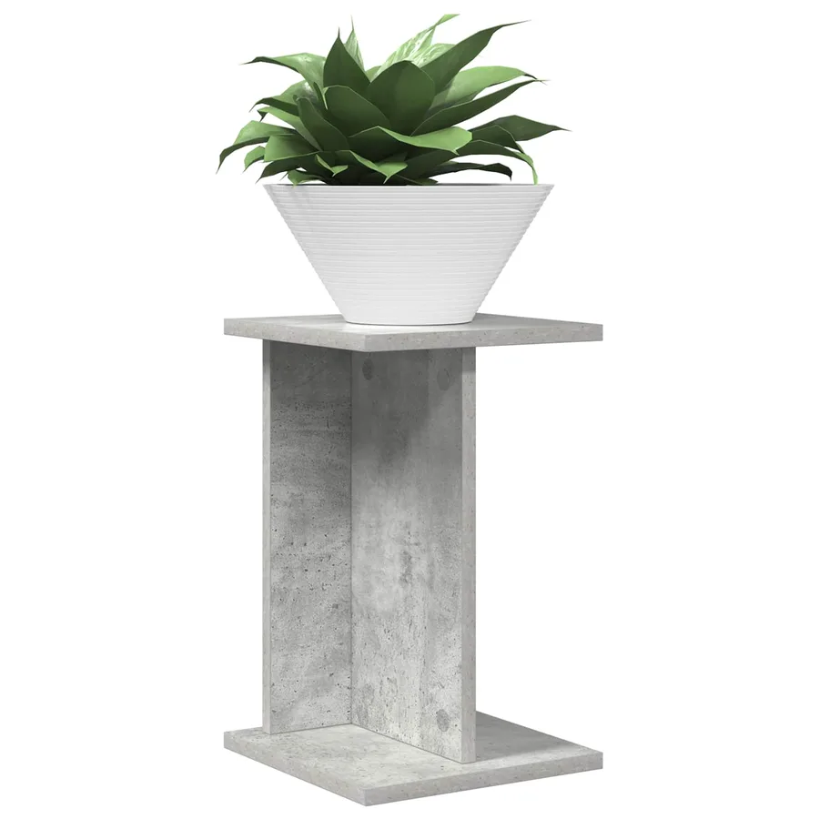 Support de Plante Gris Béton 25 x 25,5 x 40,5 cm - 3
