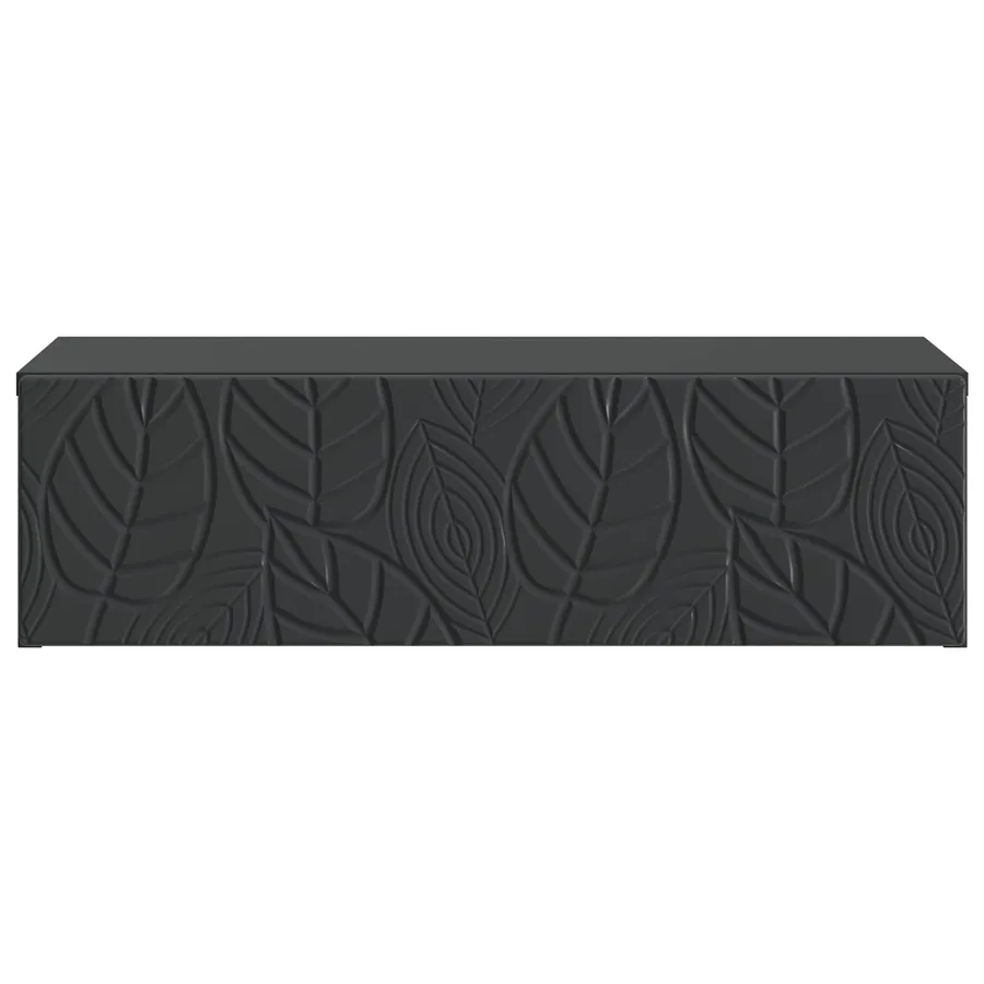 Table d'appoint murale Noir 59 x 34,5 x 17 cm Bois d'ingénierie - 4