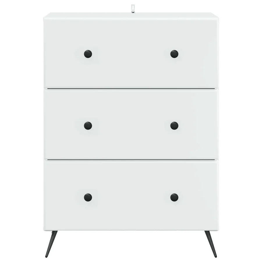 Armoire à tiroirs Blanc 66 x 34,5 x 90 cm Bois d'ingénierie - 6