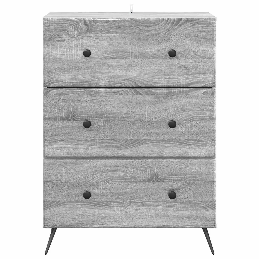 Armoire à tiroirs Sonoma gris 66 x 34,5 x 90 cm - 6