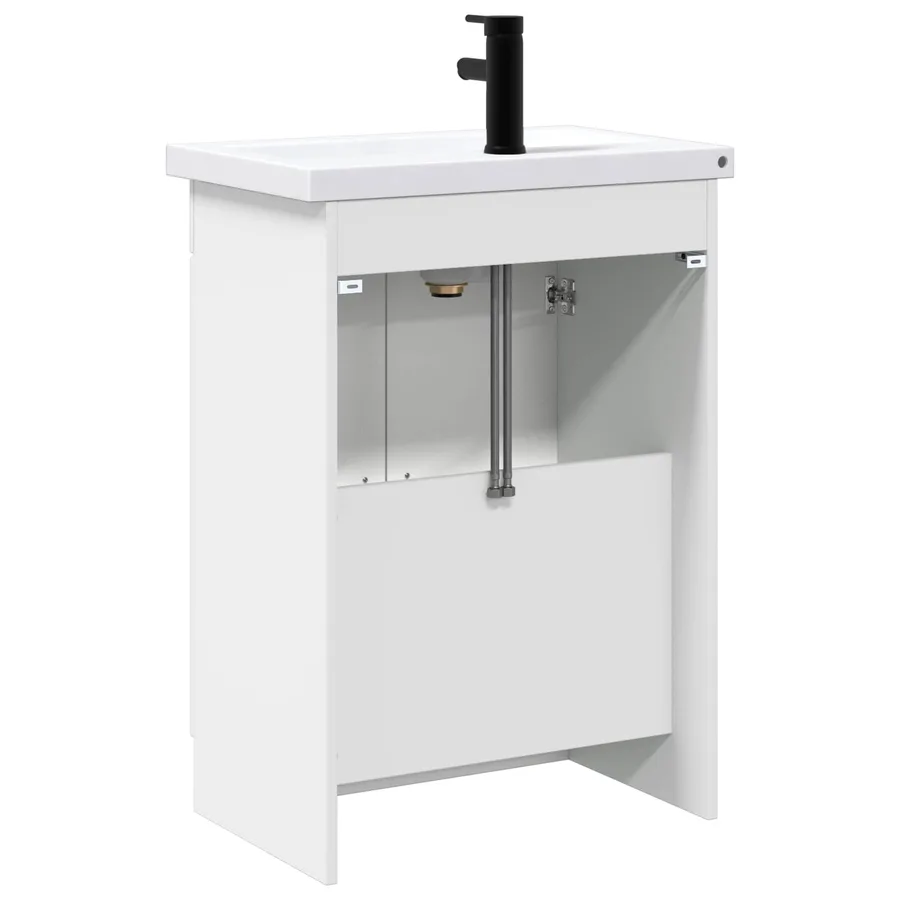 Ensemble de mobilier de salle de bain Blanc brillant - 7