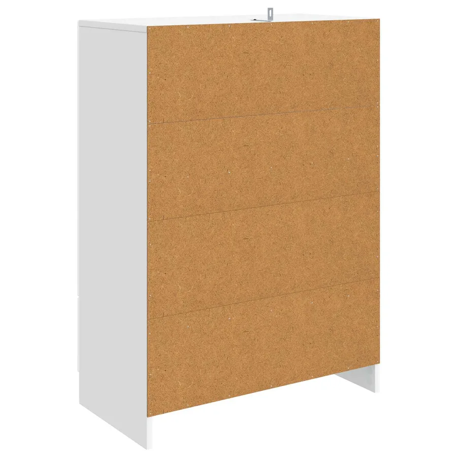 Buffet Blanc 66 x 34,5 x 92 cm Bois d'ingénierie - 7