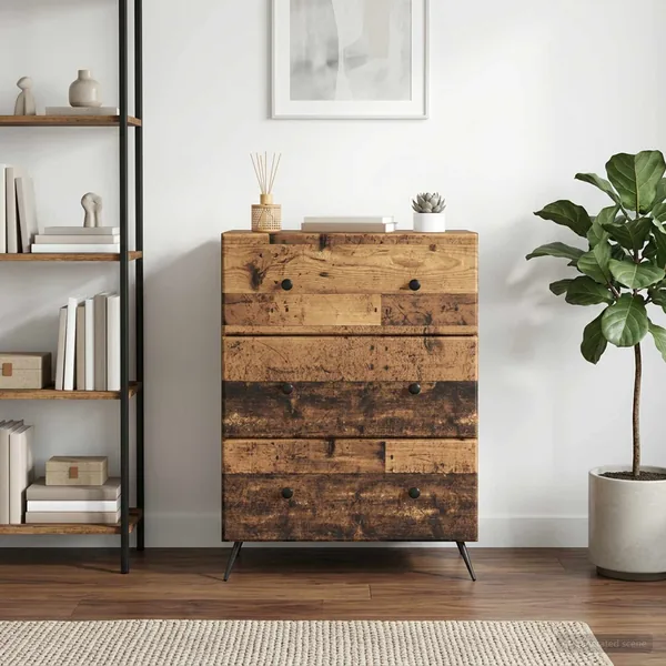 Armoire à tiroirs Bois ancien 66 x 34,5 x 90 cm