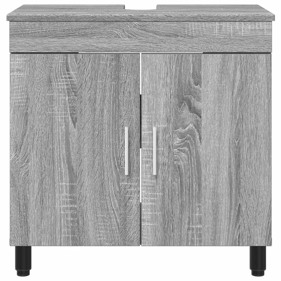 Unité de vanité de salle de bain Sonoma gris 60 x 35 x 60 cm - 5