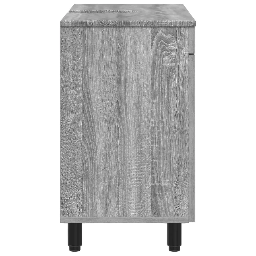 Unité de vanité de salle de bain Sonoma gris 60 x 35 x 60 cm - 6