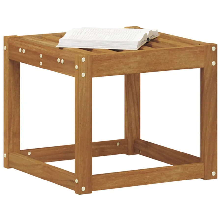 Banc de Tabouret Naturel 43 x 43 x 37 cm Bois d'Acacia Massif - 3