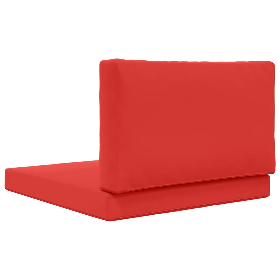 Coussin de canapé d'extérieur 2 pcs Rouge Polyester - 7