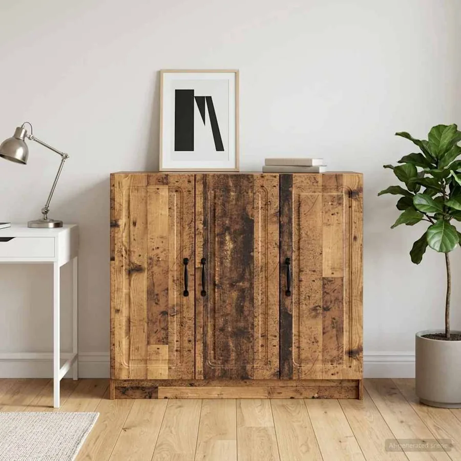 Buffet Bois ancien 89 x 34,5 x 77 cm Bois d'ingénierie